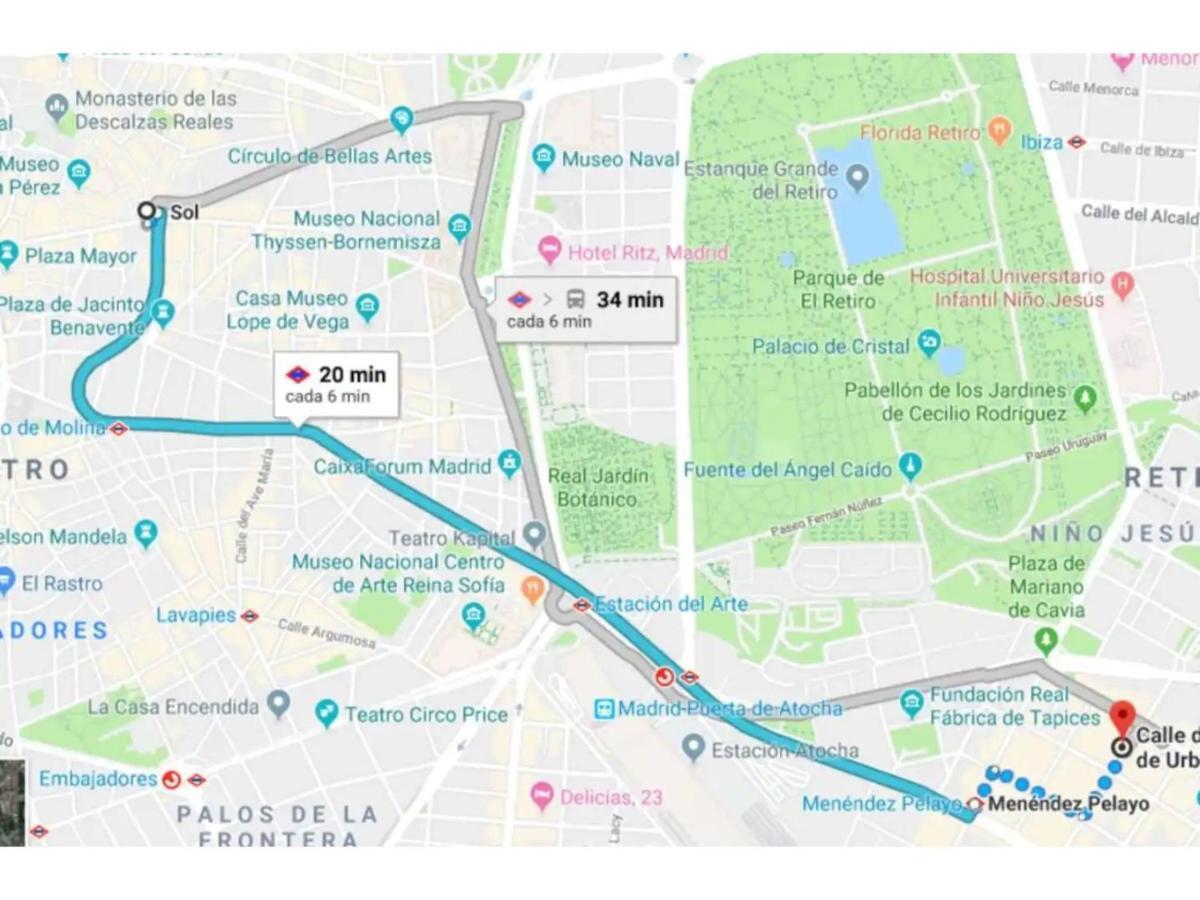 Retiro Park Apartments Мадрид Екстериор снимка